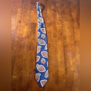 Paisley Patterned Men's Tie 100% silk by jsaco made in Italy